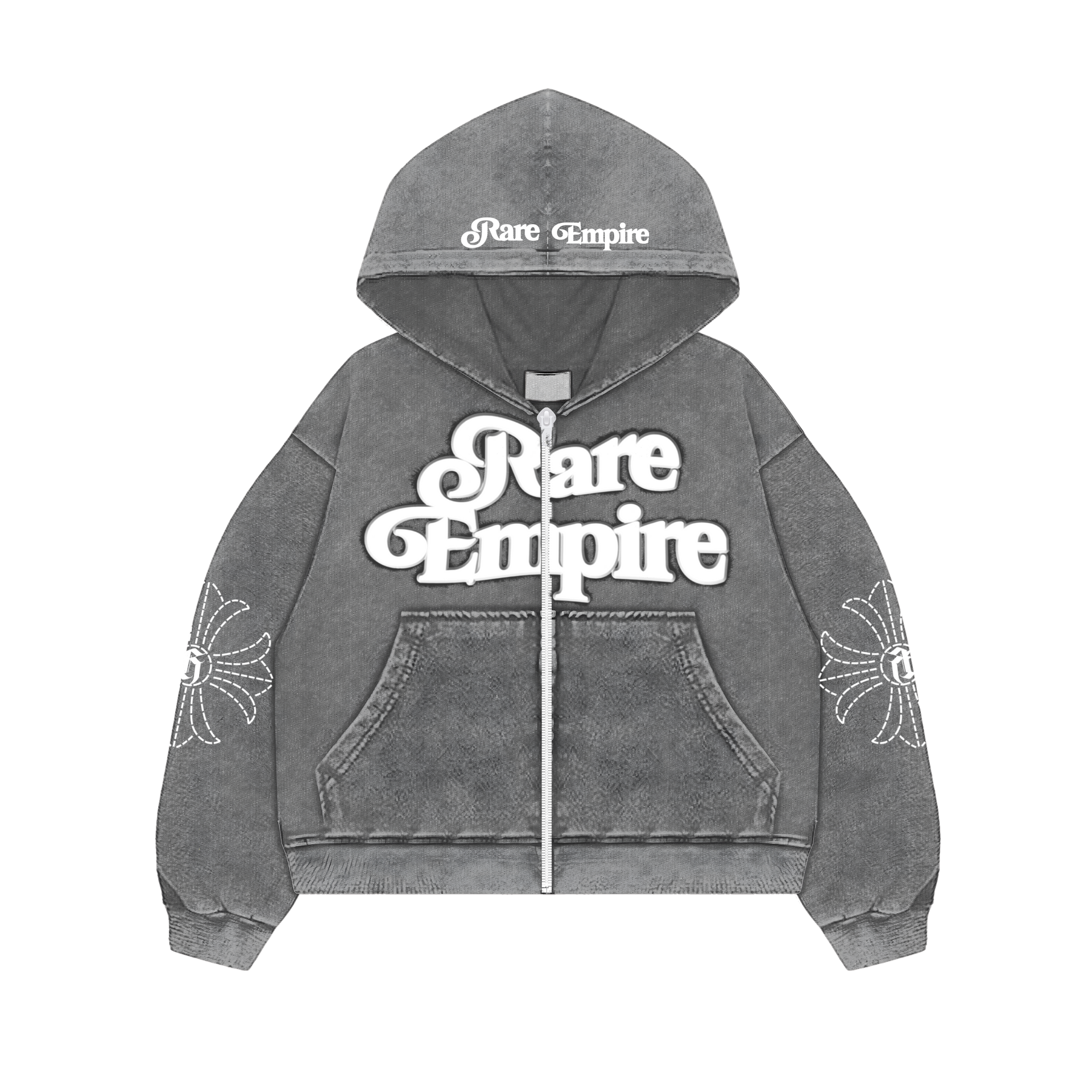 RARE EMPIRE HOODIE GREY