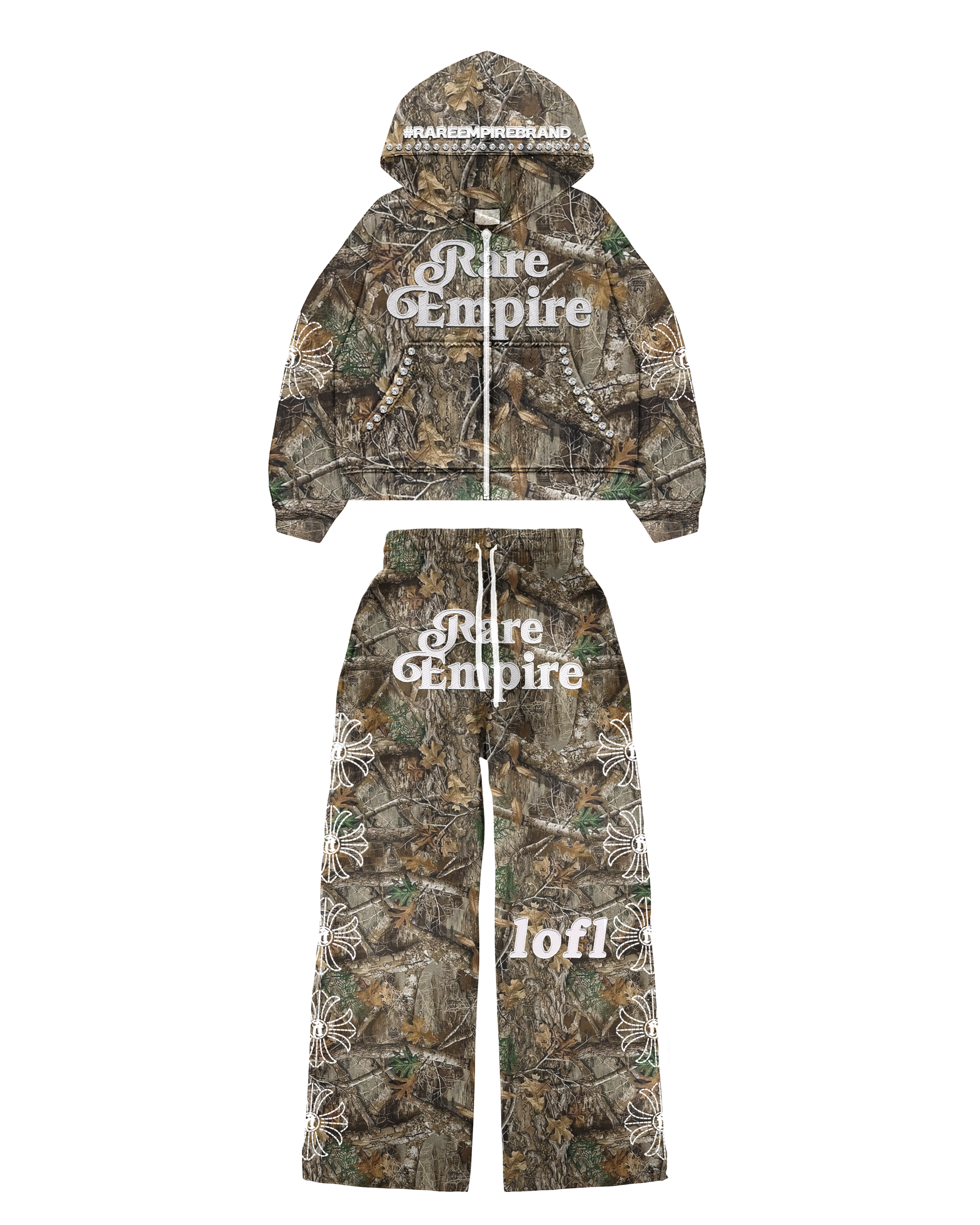 RARE EMPIRE CAMO SET WHITE